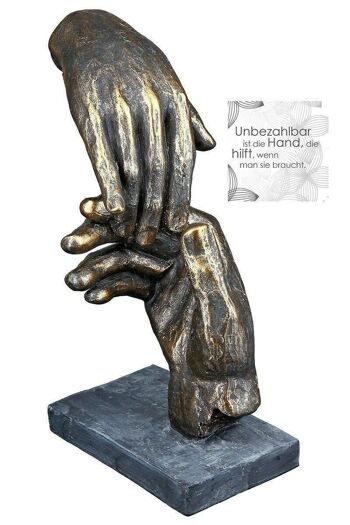 Sculpture "Deux mains" Poly 54 1