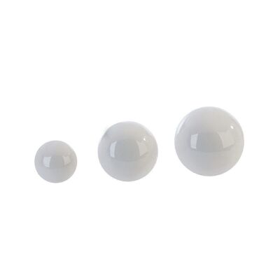 Decorative ball "Whiteball" white VE 462