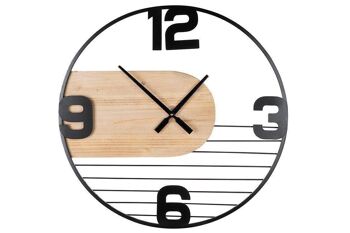 Horloge murale Met/MDF "Linéaire" VE 267 1