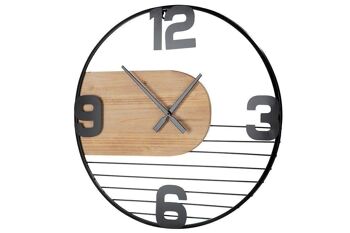 Horloge murale Met/MDF "Linéaire" VE 267 3