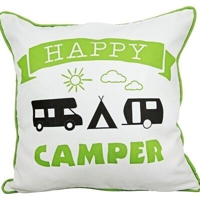 Coussin en tissu "Happy Camper" VE 3164