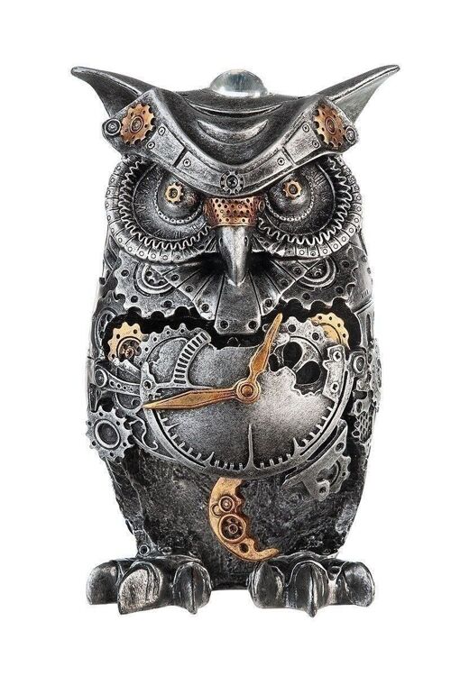 Poly Skulptur"Steampunk Owl" VE 2270