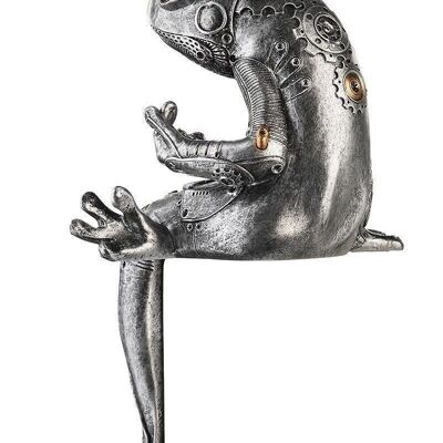 Scultura poli "Steampunk Frog" VE 2271