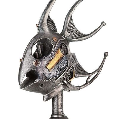 Poly Skulptur"Steampunk Fisch" 273