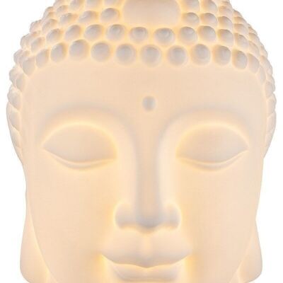 Keramik LED Buddha-Kopf VE 2344