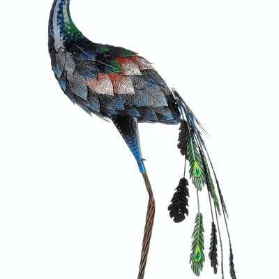Metal figure peacock 382