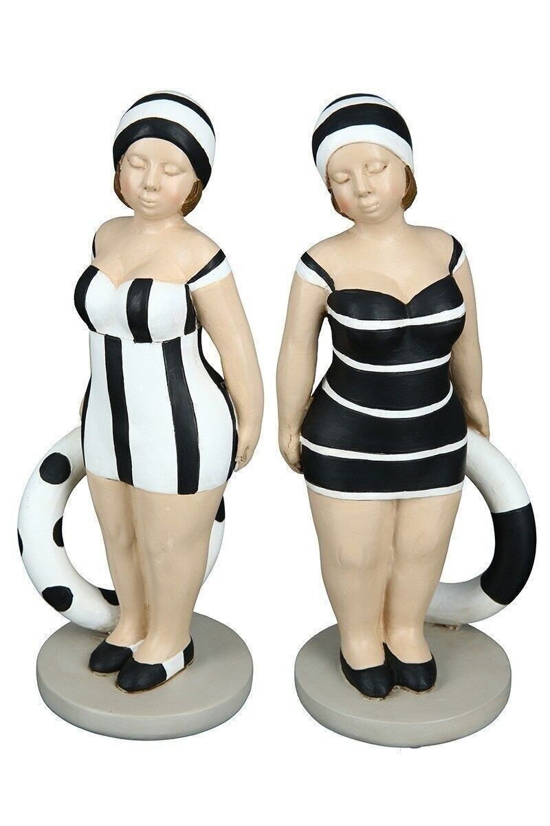 Figura poli "Becky" nero/bianco PU 4 so388