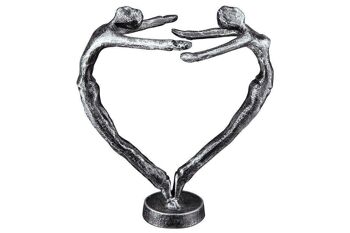 Sculpture design en fer "In Love" 447 1