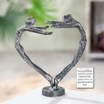 Sculpture design en fer "In Love" 447 2