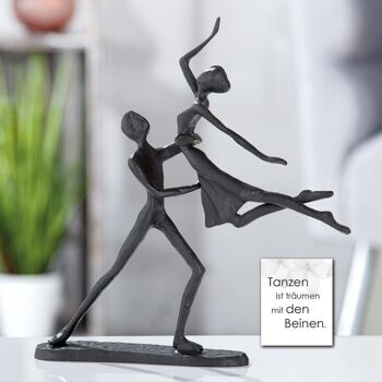 Sculpture Design Fer "Couple Dansant" 449 2