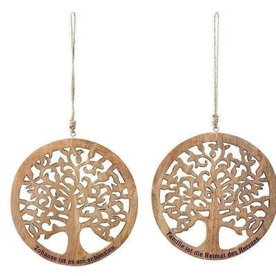 Percha de madera "Árbol de la vida" PU 4 so469