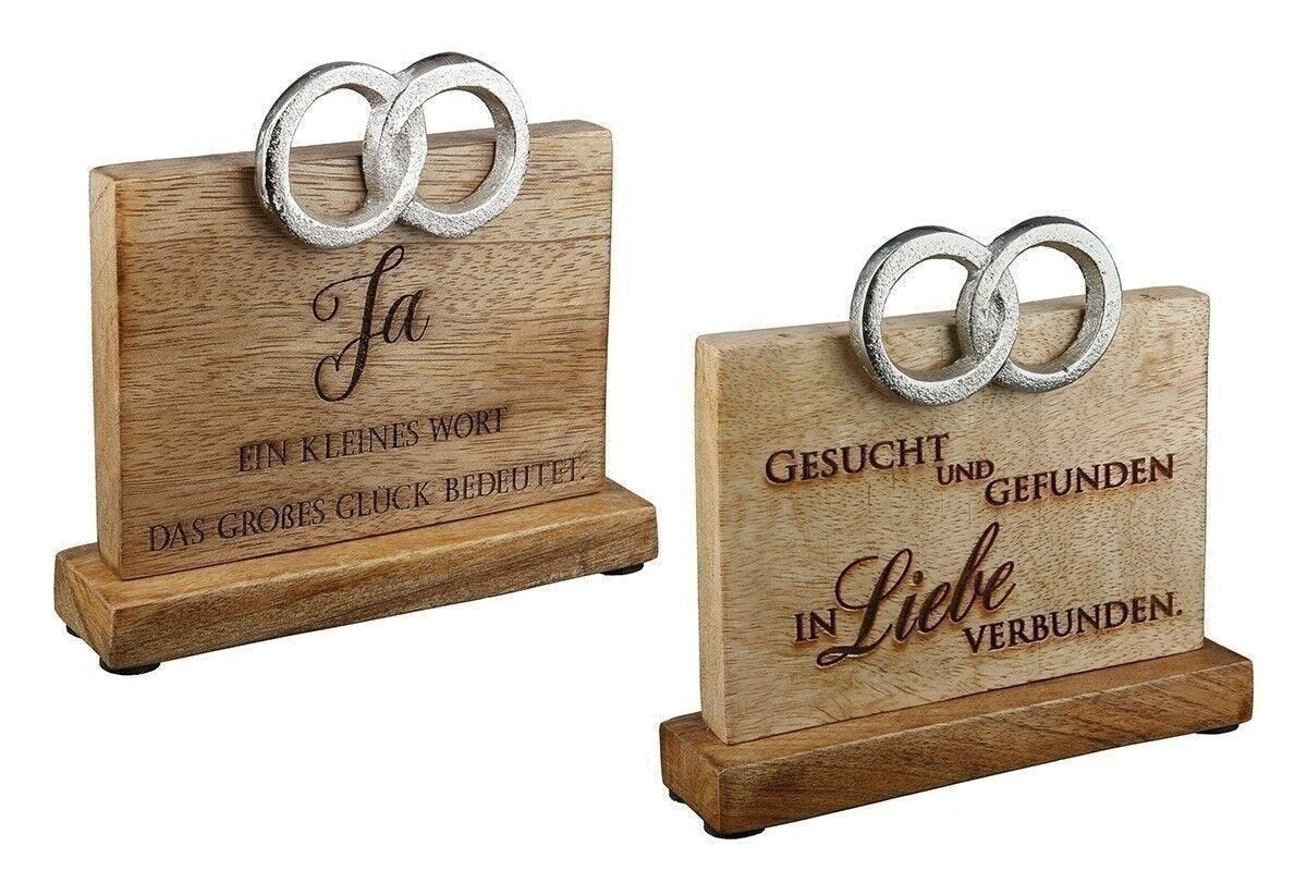 Messaggi in legno "Matrimonio" VE 8 so470
