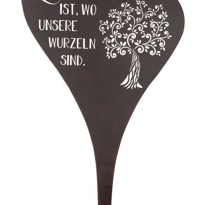 Metal heart stand "garden tree" VE 2478