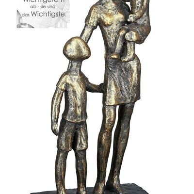 Poly escultura "Madre con hijos"529