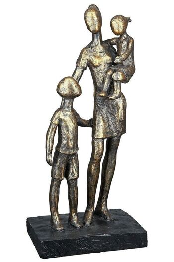 Sculpture poly "Mère avec enfants"529 3
