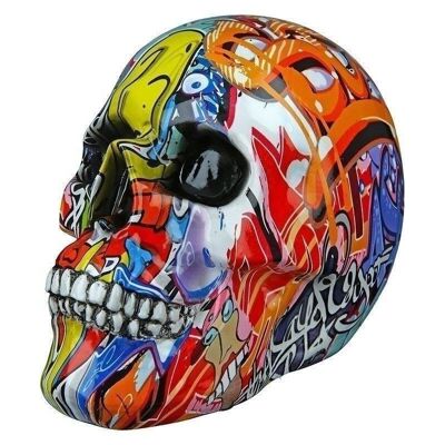 Poly skull street art VE 2540