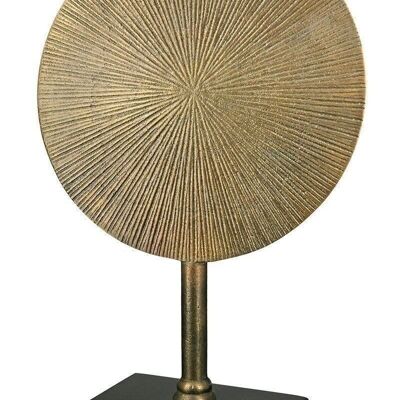 Aluminum sculpture "Round" goldf. 561