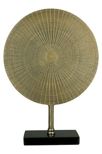 Sculpture en aluminium "Ronde" antique 563 3