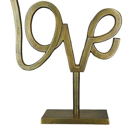 Alu Skulptur "Love" antik564
