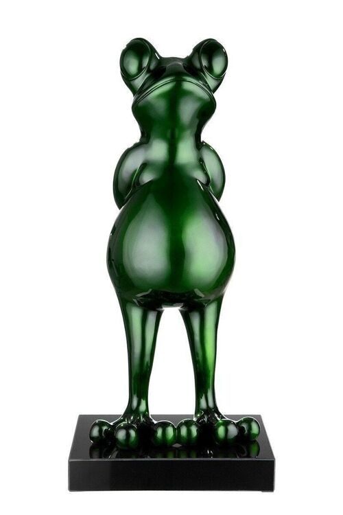 Poly Skulp."Frog"grün metallic 597