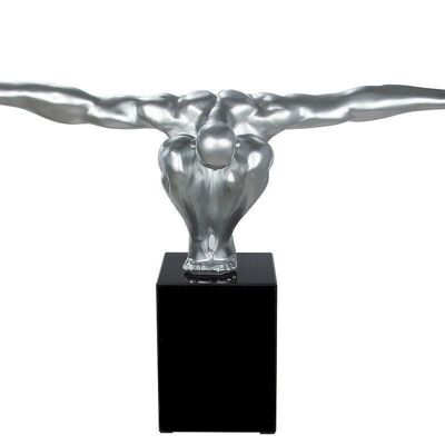 Escultura polivinílica."Cliffhanger"silver601