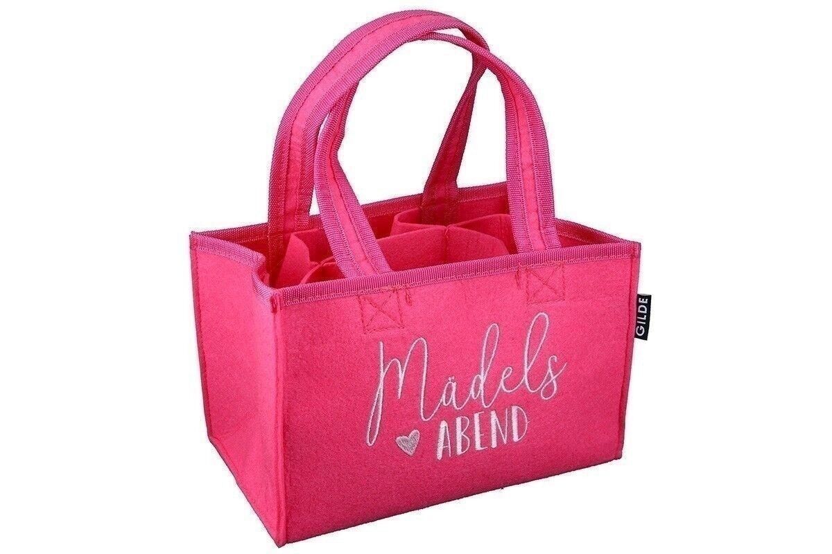 Borsa portabottiglie in feltro."Sera per ragazze" VE 6635