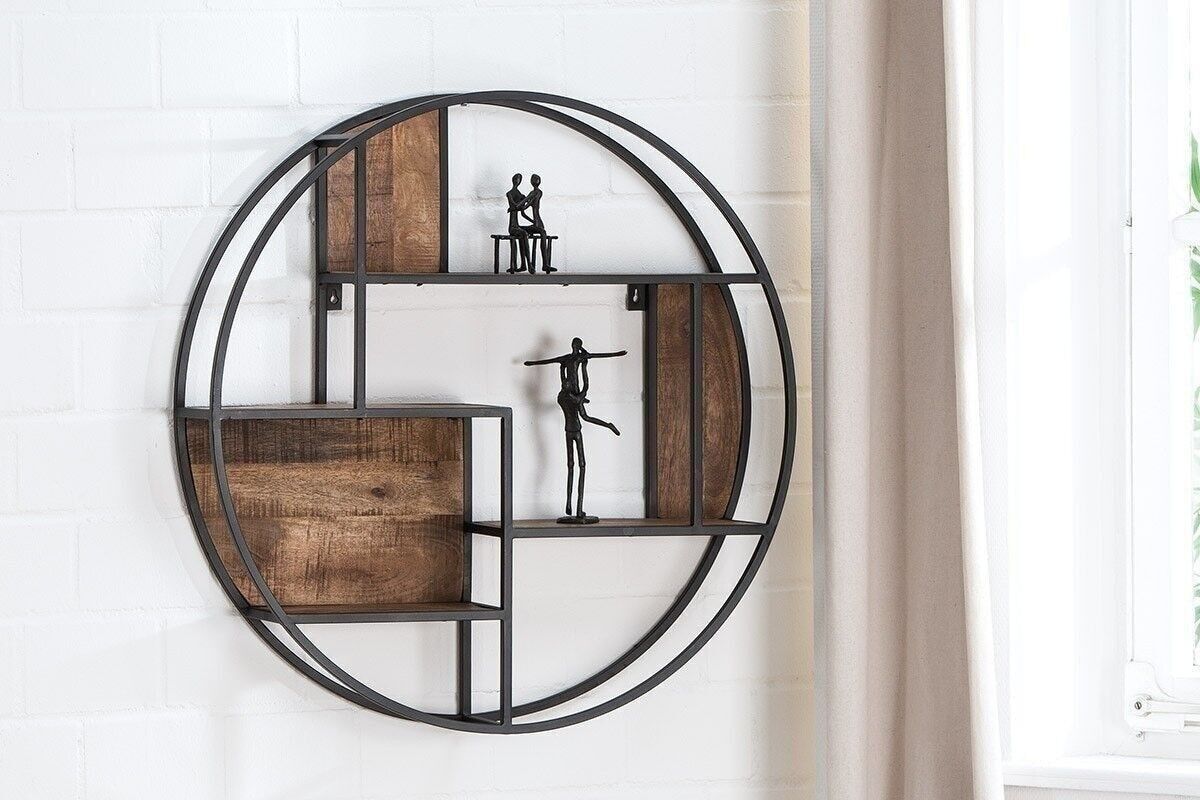 Mensola da parete in metallo tonda648