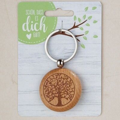 wood keychain "Tree of Life" VE 12660