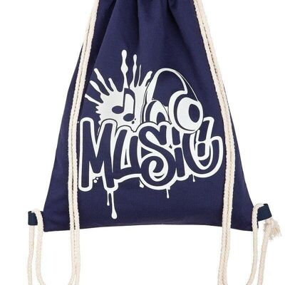 Bolsa ligera textil Street Art "Music" VE 6816