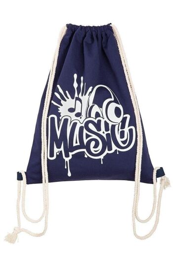 Sac lumineux textile Street Art "Musique" VE 6816 1