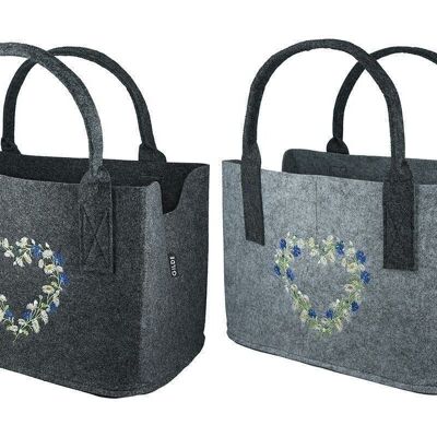 Bolso de fieltro "flores silvestres" VE 4 so849