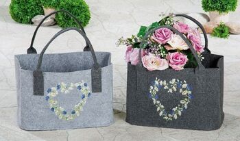 Sac en feutre "fleurs sauvages" VE 4 so849 2