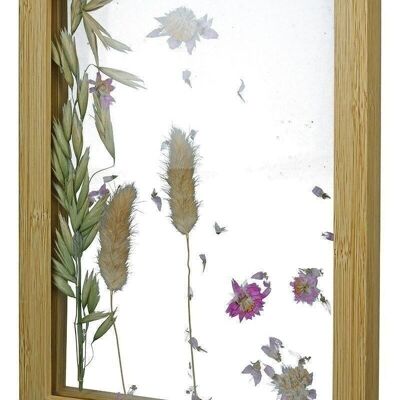 MDF frame with dried flowers VE 3878