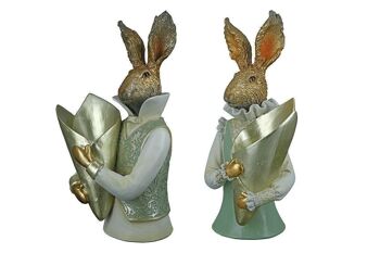 Lapin poly "Seigneur et Dame" VE 2 so921 1