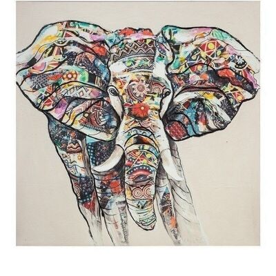 Cuadro "Elefante de colores" 936