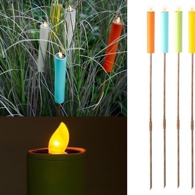 Lámpara solar LED de plástico "Vela" VE 48949