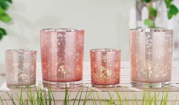 Lanterne en verre "Pissenlit" VE 18 so1074 2