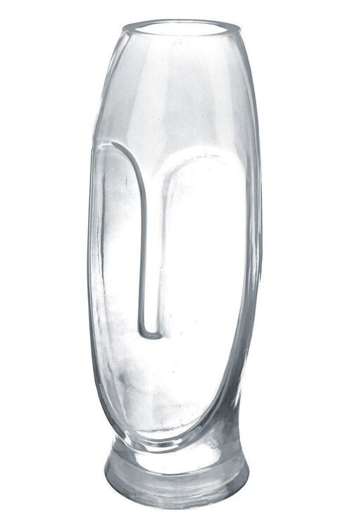 Glas Vase "Moai"1076