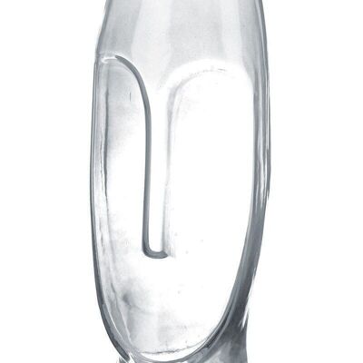 Glass vase "Moai"1076