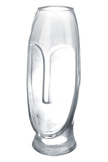 Vase en verre "Moai"1076 1
