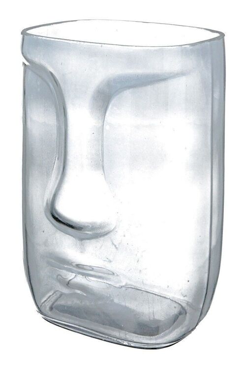 Glas Vase "Face" 1079