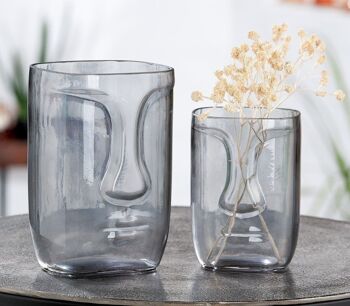 Vase en verre "Visage" 1079 2