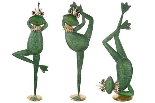 Metall Figur "Sporty Frogs" VE 3 so1204