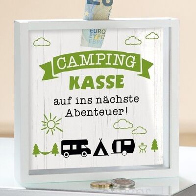 MDF Spardose "Camping-Kasse" VE 61234