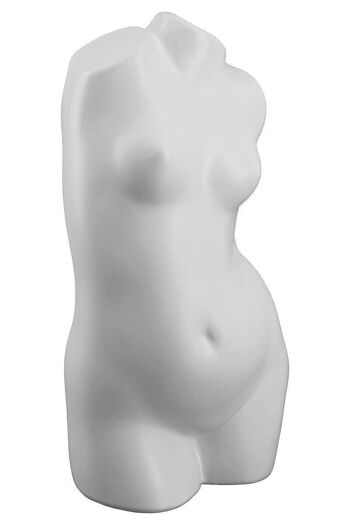 Vase en céramique "White Lady" blanc mat VE 41266 3
