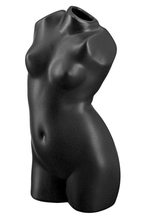 Keramik Vase "Black Lady"matt schw VE 41267