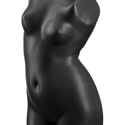 Jarrón de cerámica "Black Lady" negro mate VE 41267