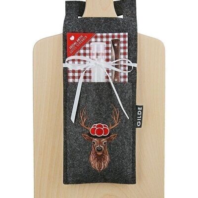 Set tagliere in legno Black Forest VE 41275