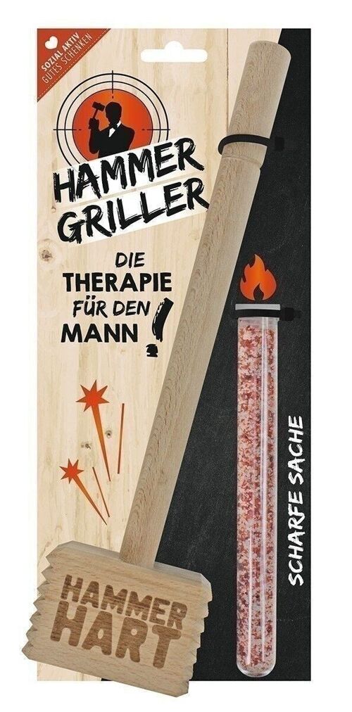 Holz Fleischhamm.Hammer Griller VE 61314
