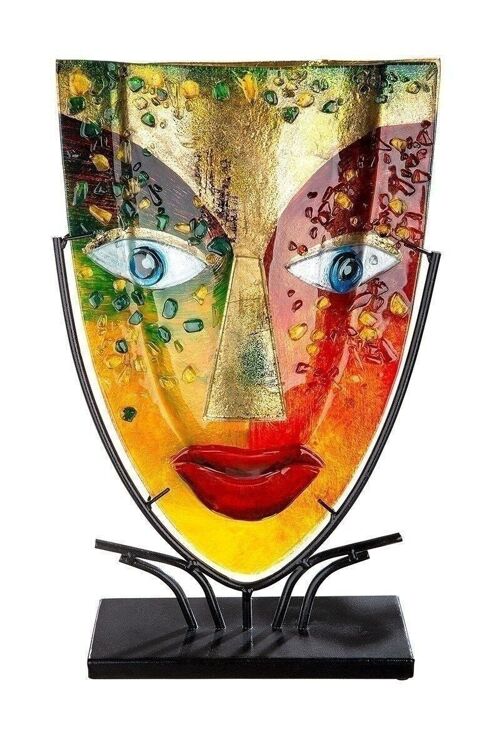 Glasart Dekovase Face"blue eye"1376